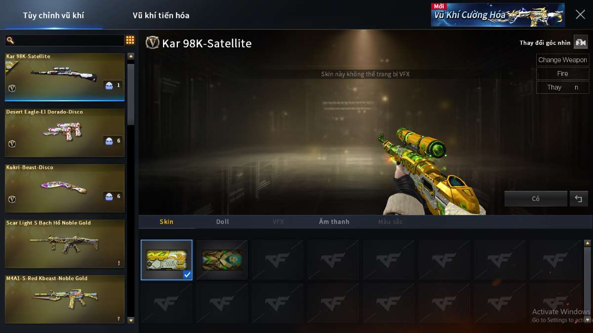 shop acc cf uy tin gia re